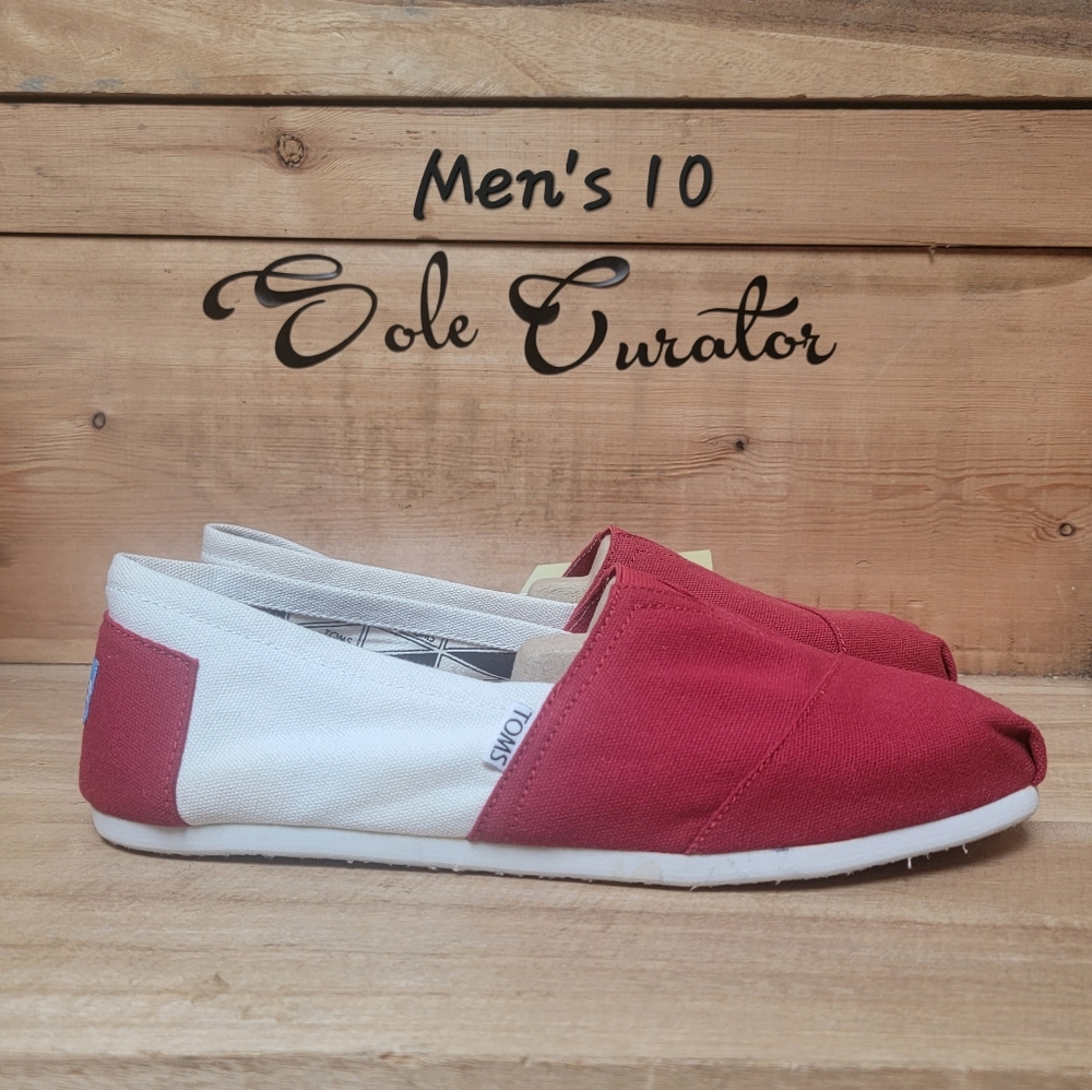 TOMS Classics Slip-On Men's size 10